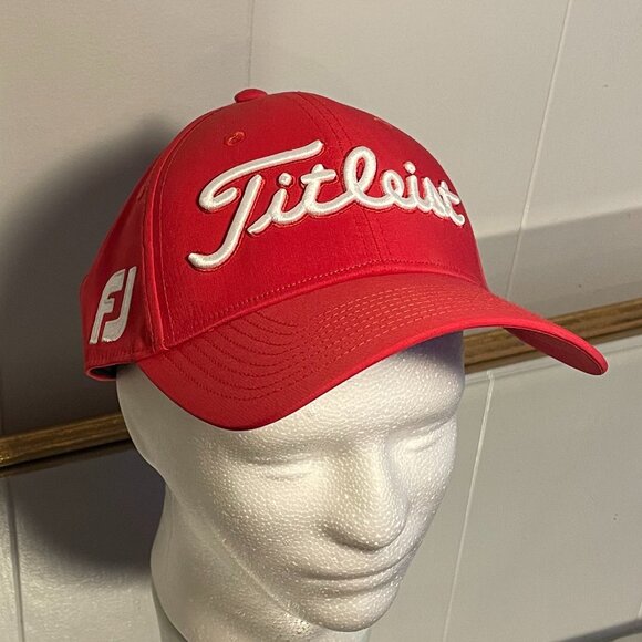 Titleist Red Golf hat Adjustable - Picture 1 of 5